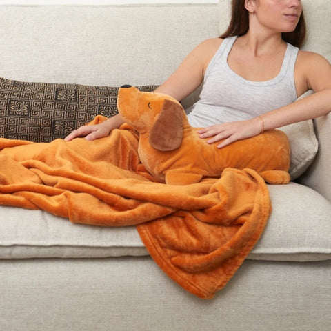 CUSCINO E COPERTA TECKEL MARRONE ART. 28367 BALVI