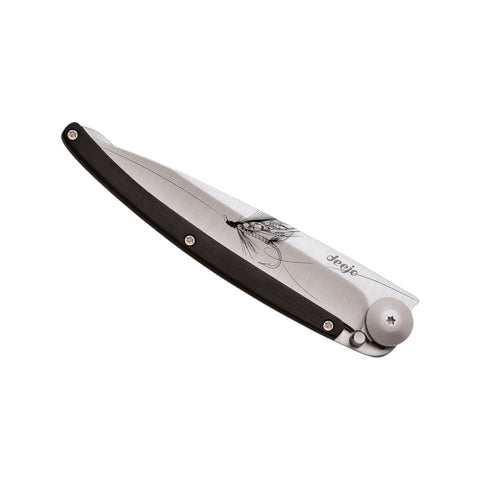 COLTELLINO TASCABILE TITANIUM EBONY WOOD SILVER WILKINSON ART.1CB000036 DEEJO