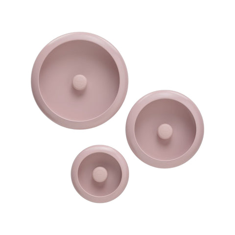 SET 3 LAMPADE DA PARETE OLOHA TRIO 107334 SOFT PINK FATBOY