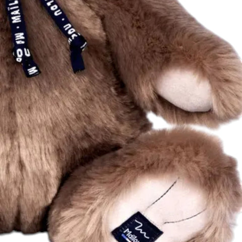 PELUCHE L'OURS MAILOU 35 CM MA0255 TAUPE