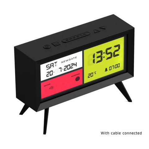 SVEGLIA SPECTRONOMA LCD CLOCK ART. LCD/SPECT1 BLACK NEWGATE
