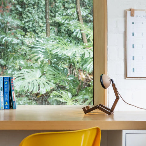 LAMPADA MINI MR. WATTSON TABLE LAMP CAFFE LATTE PIFFANY