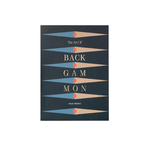 GIOCO ART OF BACKGAMMON PW00757 PRINTWORKS ATHRACITE BLACK