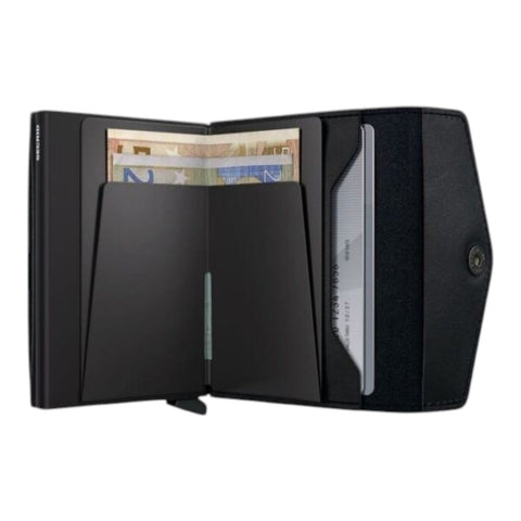 PORTAFOGLIO EV-BLACK ENVELOPE VINTAGE BLACK SECRID