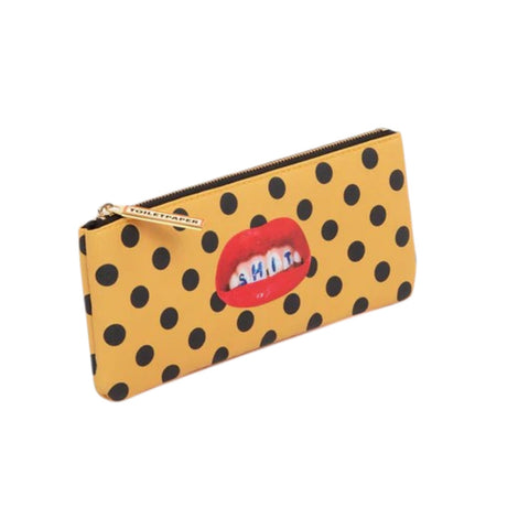ASTUCCIO IN PU STAMPATO TOILETPAPER CM 21X9 SHIT 02520 SELETTI