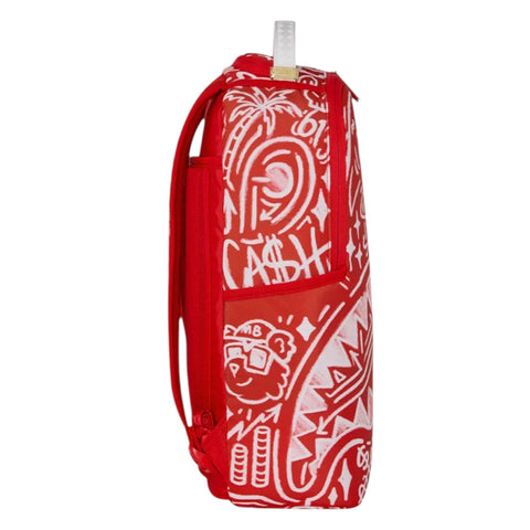 ZAINO GRAFFITI WALL 910B8563NSZ RED SPRAYGROUND