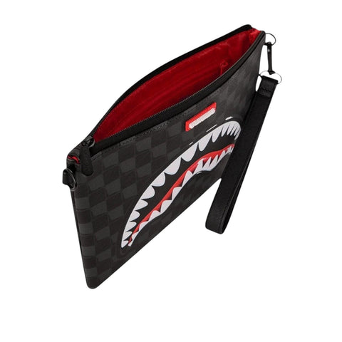 CROSSOVER CLUTCH SHARKS IN PARIS BALLOON 910B8948NSZ BLACK SPRAYGROUND