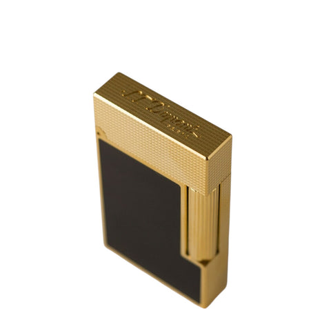 ACCENDINO LIGNE 2 MAT BLACK-GOLD C16601N S.T. DUPONT