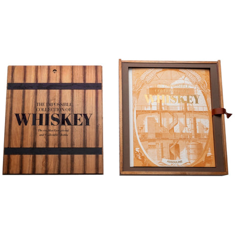 LIBRO THE IMPOSSIBLE COLLECTION OF WHISKEY ASSOULINE BROWN