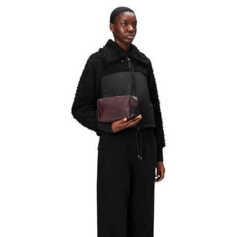 BEAUTY WASH BAG SMALL W3 15580 RAINS DEPTH BORDEAUX