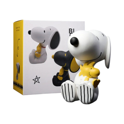 SNOOPY WOODSTOCK SNOO12-1205 12CM BLOGO DESIGN WHITE