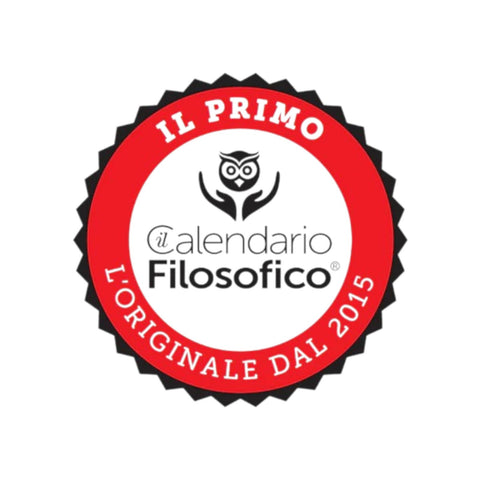 CALENDARIO FILOSOFICO 10X14 CON SUPPORTO IN LEGNO ART. A6FLEG26