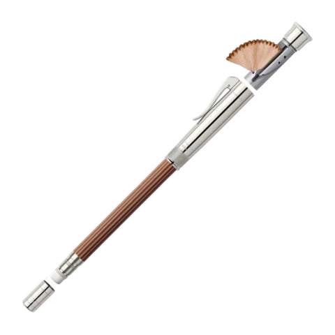 MATITA PERFETTA MAGNUM PLACATA PLATINO ART. 118555 MARRONE FABER CASTELL