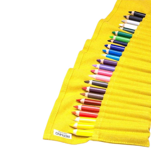 CARTUCCIERA 24 COLORI MATITA FABRIANO GIALLO