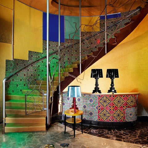 LAMPADA BOURGIE LIMITED EDITION BORDEAUX G9077BR KARTELL RED