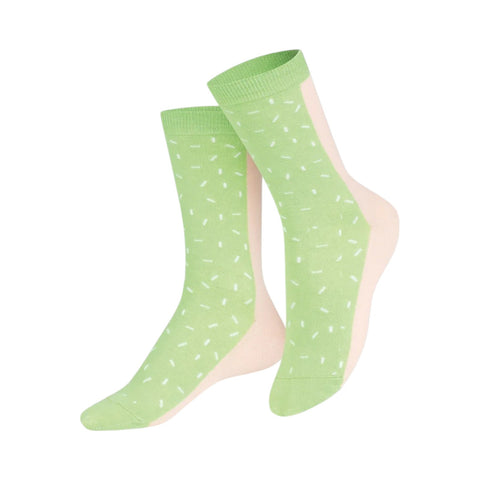 EAT MY SOCKS DOLCE E SALATO PINK GREEN