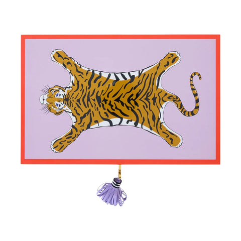PORTAGIOIE TIGER LACQUER JEWELRY BOX LAVENDER 35134 JONATHAN ADLER