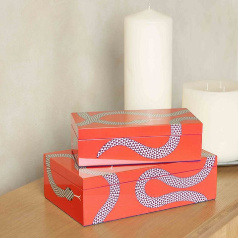 EDEN BOX LARGE ORANGE ART. 30924 JONATHAN ADLER