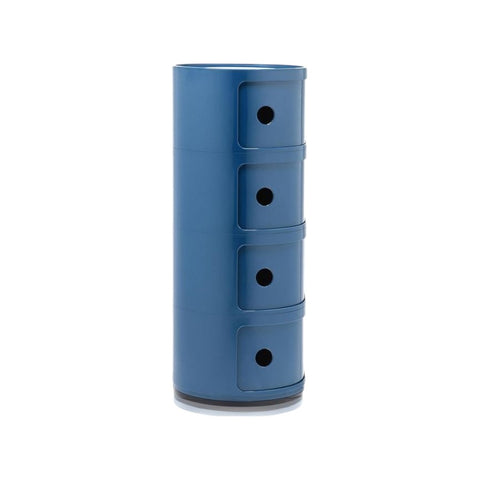 CONTENITORE 4 ELEMENTI 04985/15 KARTELL BLUE