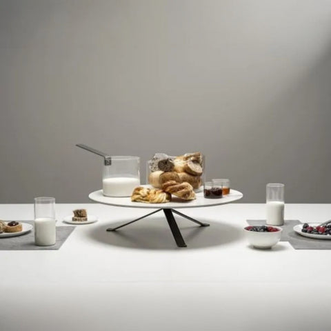 CENTROTAVOLA GIREVOLE CM 50 H 13 VT320GWH WHITE KNINDUSTRIE