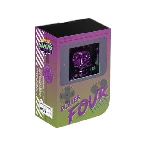 MANEKI NEKO PLAYER SHINY PURPLE GREEN LUCKY CAT MULTICOLOR
