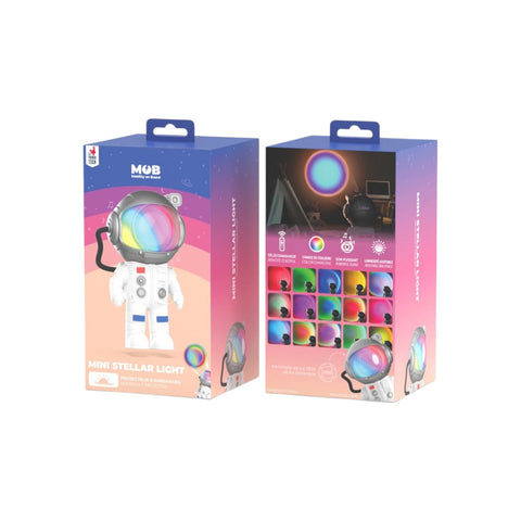 SPEAKER LAMP STELLAR LIGHT MINI PROJECTOR MINISTE-LHT-01 MOB WHITE