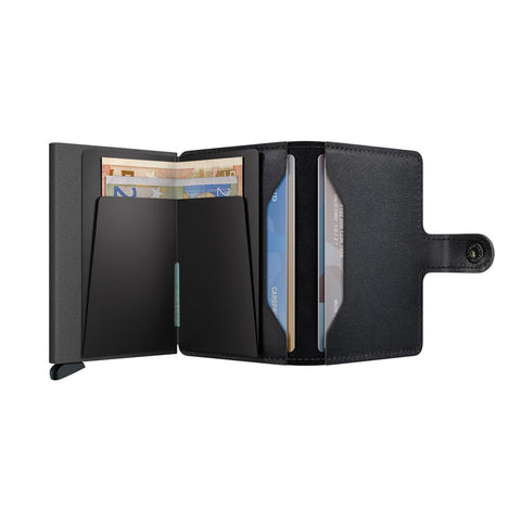 PORTAFOGLIO MINIWALLET ORIGINAL POWDER COAT SECRID BLACK