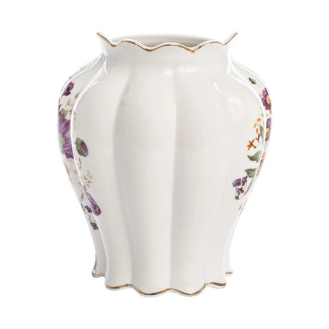 PORCELAIN VASE DIAM. 23 H. 26 HYBRID MELANIN SELETTI