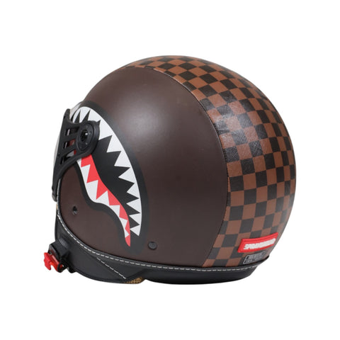 CASCO SHARKS IN PARIS HELMET BROWN TAGLIA L SPRAYGROUND