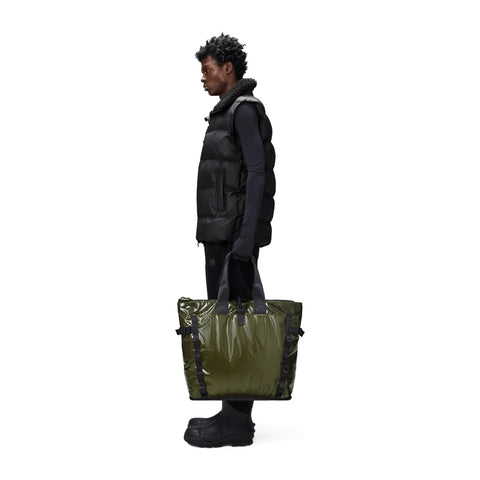 BORSA SIBU SHOPPER BAG W3 14760 RAINS MARSH, GREEN