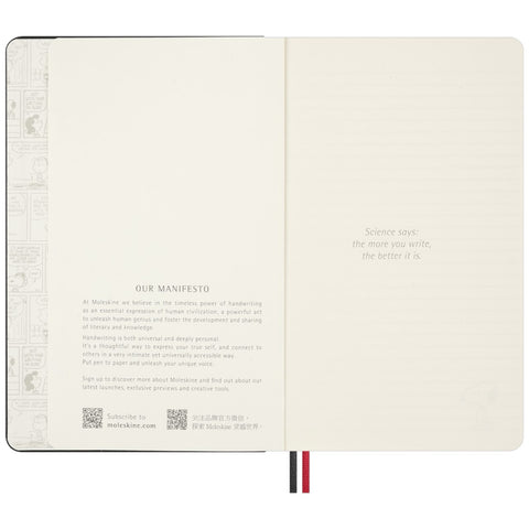 BLOCCO LG RIGHE PEANUTS MOLESKINE