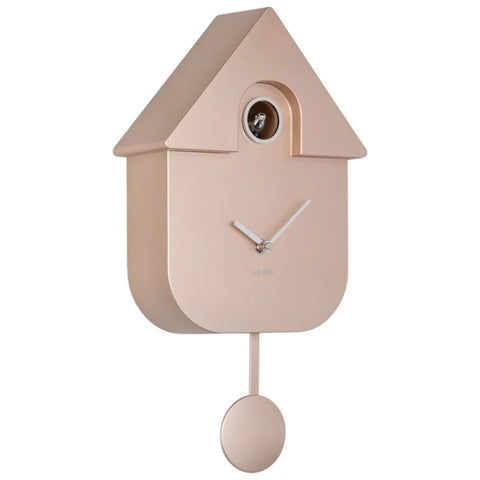 OROLOGIO WALL CLOCK MODERN CUCKOO KA5867RG KARLSSON META PINK