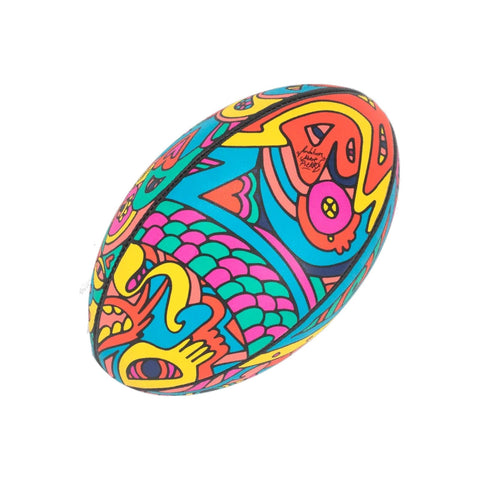 PALLONE DA RUGBY ARTIST COLLECTION DEN END ART. RE-DE-RB REBOND