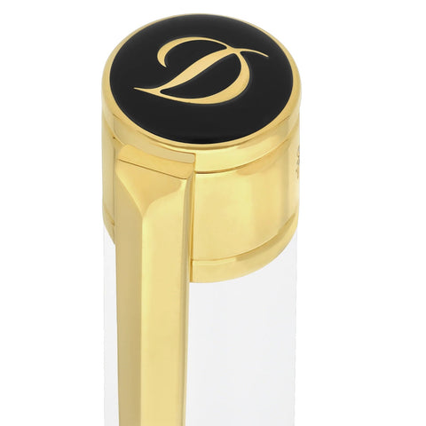 PENNA A SFERA WI INITIAL BP 275217 S.T. DUPONT WHITE/GOLDEN