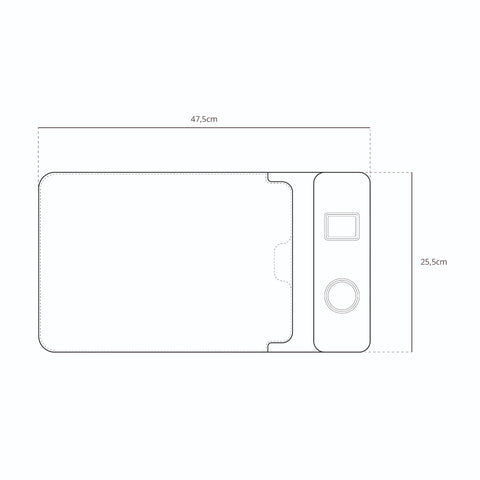 PININFARINA NOTEPRO - NOTEBOOK HOLDER GREY