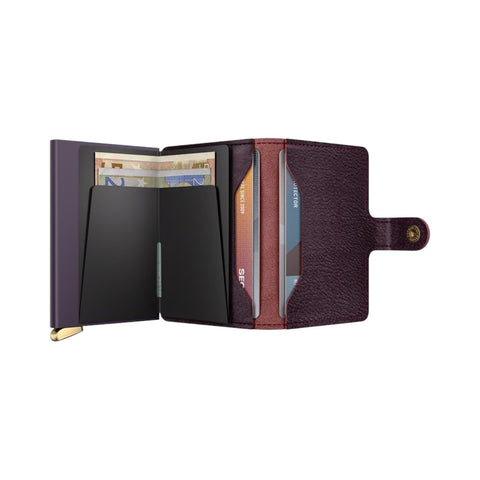 PORTAFOGLIO PREMIUM MINIWALLET BASCO  BORDEAUX SECRID