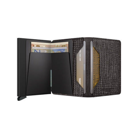 PORTAFOGLIO SLIMWALLET PALMELLATO SPLM-BROWN SECRID