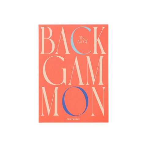 GIOCO ART OF BACKGAMMON PW00544 PRINTWORKS ORANGE