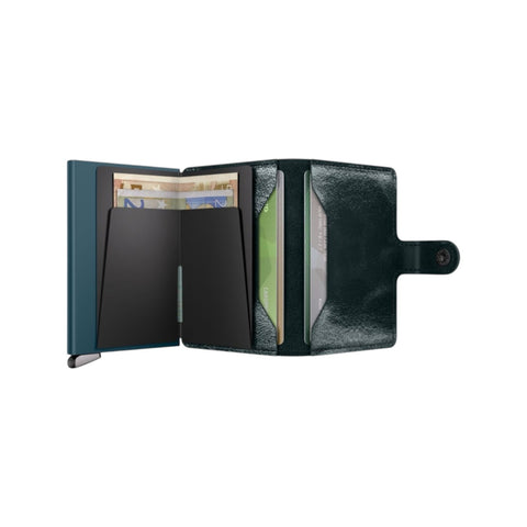 PORTAFOGLIO PREMIUM MINIWALLET NEPLAK  MNA-BOTTLE GREEN+ GREEN SECRID