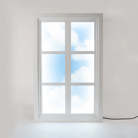 LAMPADA IN LEGNO SUITE WINDOW 57X90 24002 SELETTI WHITE