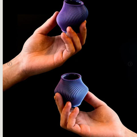 SET DI DUE MINI VASO BLOZ & BOYK BLEND MINI VASES SET SHEYN WATERMELON