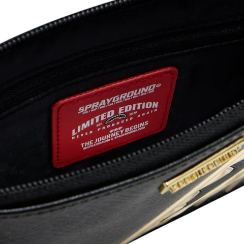 BORSELLO GOLD AND DANGEROUS CLUTCH ART. 910B8271NSZ SPRAYGROUND