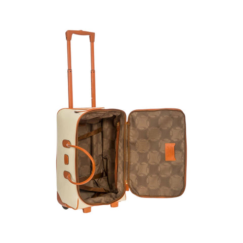 BORSONE CON RUOTE FIRENZE 55X25X32  BRIC'S BBJ15220.014 PANNA