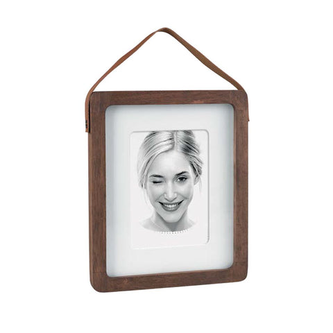 "MASCAGNI FRAME 13X18 WALNUT COLOR"