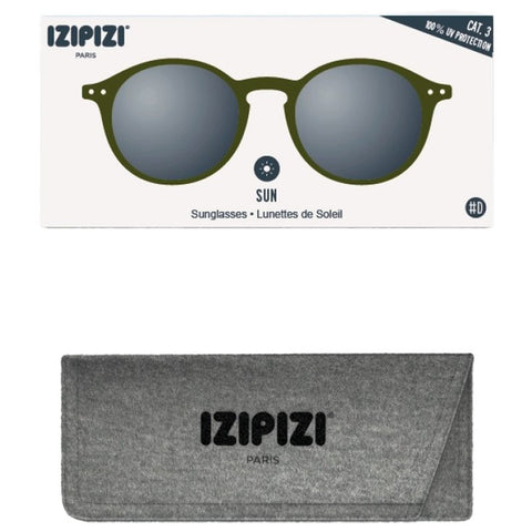 IZIPIZI SUN D +0 KAKI GREEN SUNGLASSES