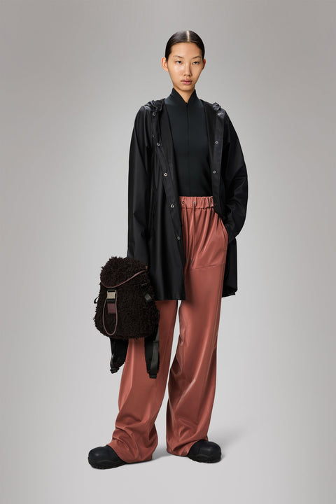 IMPERMEABILE A-LINE W JACKET L W3 18050 RAINS BLACK