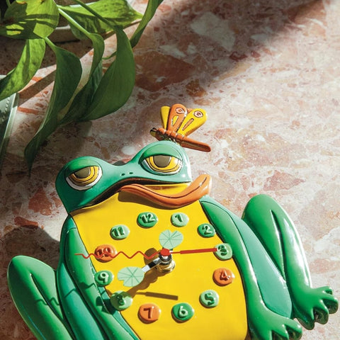HORLOGE GRENOUILLE LIBELLULE  ALLEN DESIGNS 6018047