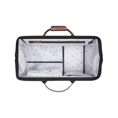 DUFFLE BAG TROGIR WAXED COTON BLACK CABAIA