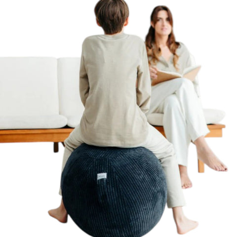 SGABELLO VLIP FABRIC BALL VLSBV-012.65NA NAVY BLUE VLUV