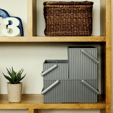 SCATOLA STORAGE BOX L ART. 228950 BLACK OMNIOUTIL HACHIMAN